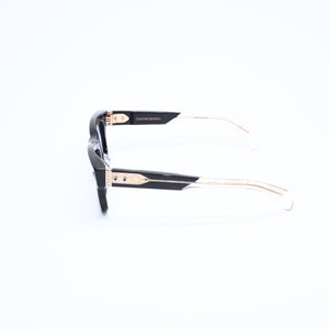 CHROME HEARTS クロムハーツ DICK FITZENER 伊達メガネ アイウェア サイズ51□20-147 CHプラス ブラック 美品 中古 4a007934