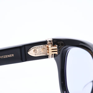 CHROME HEARTS クロムハーツ DICK FITZENER 伊達メガネ アイウェア サイズ51□20-147 CHプラス ブラック 美品 中古 4a007934