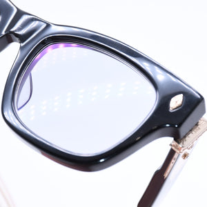 CHROME HEARTS クロムハーツ DICK FITZENER 伊達メガネ アイウェア サイズ51□20-147 CHプラス ブラック 美品 中古 4a007934