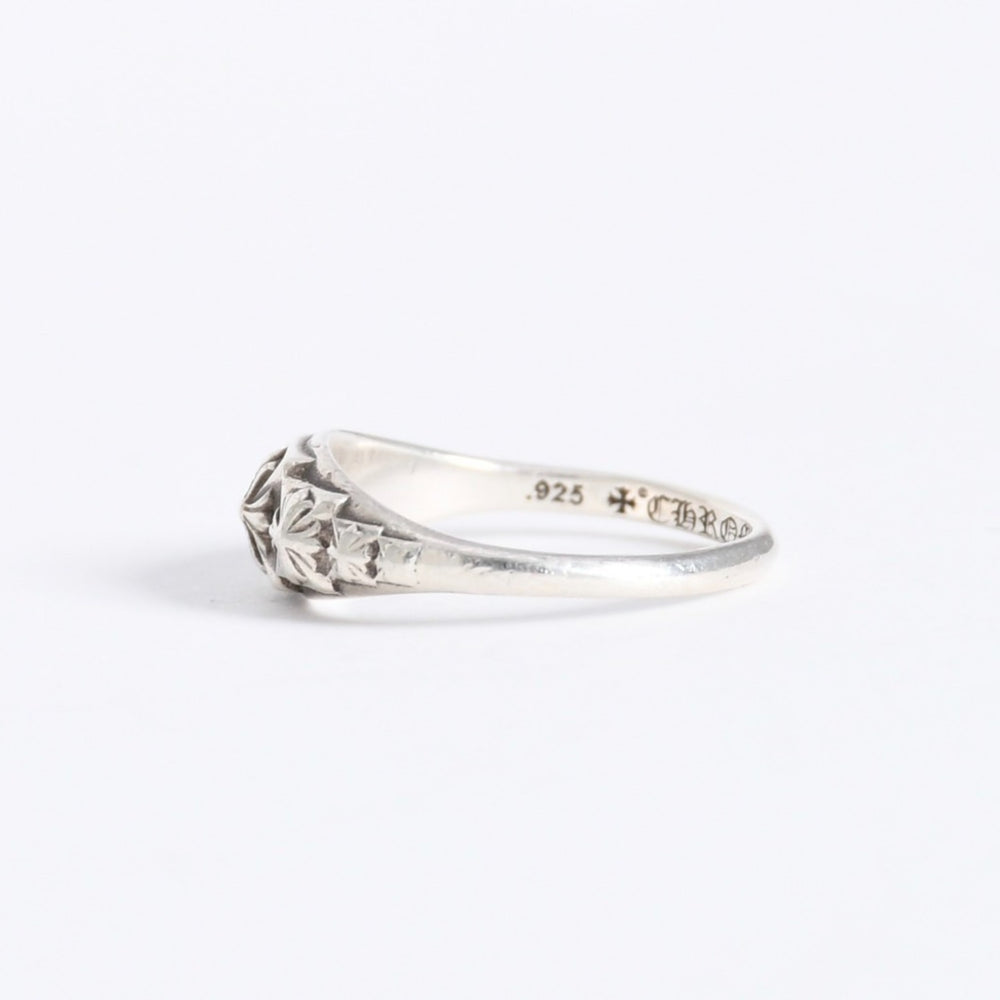 極美品 CHROME HEARTS クロムハーツ TINY PYRAMID RING タイニーピラミッド リング CHプラス 重量約2.13g サイズ8.5号 中古 4a008206