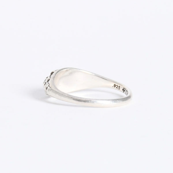 極美品 CHROME HEARTS クロムハーツ TINY PYRAMID RING タイニーピラミッド リング CHプラス 重量約2.13g サイズ8.5号 中古 4a008206