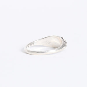 極美品 CHROME HEARTS クロムハーツ TINY PYRAMID RING タイニーピラミッド リング CHプラス 重量約2.13g サイズ8.5号 中古 4a008206