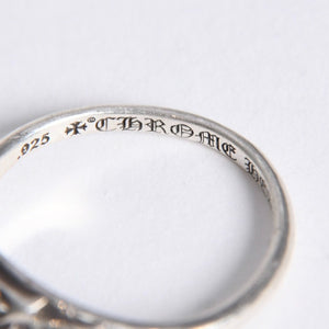 極美品 CHROME HEARTS クロムハーツ TINY PYRAMID RING タイニーピラミッド リング CHプラス 重量約2.13g サイズ8.5号 中古 4a008206
