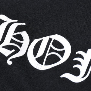 極美品 CHROME HEARTS クロムハーツ 半袖Tシャツ サイズS CHプラス ホースシュー ブラック ホワイト 香港限定 中古 4a007761