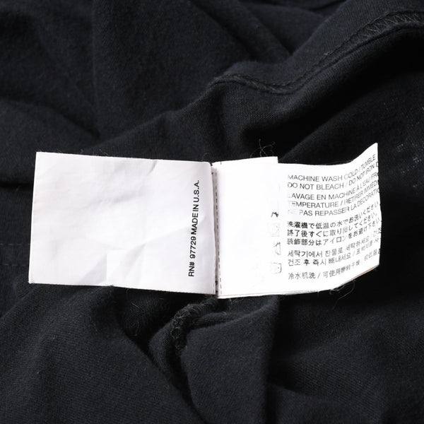 極美品 CHROME HEARTS クロムハーツ 半袖Tシャツ サイズS CHプラス ホースシュー ブラック ホワイト 香港限定 中古 4a007761