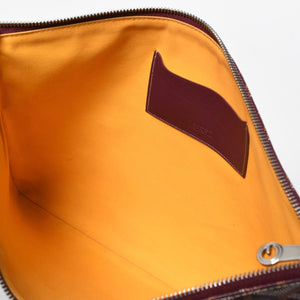 新品同様 GOYARD ゴヤール セナGM クラッチバッグ ボルドー ゴヤールディンキャンバス シルバー金具 SENAT2GMLTY07CL07P 中古 4a007937