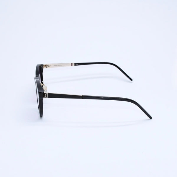 SAINT LAURENT PARIS サンローラン パリ ボストン型サングラス SL M73/J サイズ48◻︎20-140 ブラック パープル ゴールド金具 美品 中古 4a007942