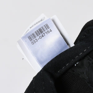 新品未使用品 CHROME HEARTS クロムハーツ キャップ 帽子 Vertical Logo Hat バーティカルロゴハット ブラック ホワイト シルバー金具 中古 4a008129