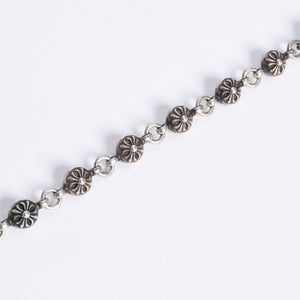 極美品 CHROME HEARTS クロムハーツ #1 エクストラロング 2クリップ クロスボール ウォレットチェーン 重量220.5g 36リンク 中古 4a008235