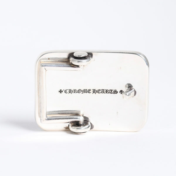 極美品 CHROME HEARTS クロムハーツ 1.0 BKCL MATH PLUS 1.0 マス プラス バックル 重量約91.25g シルバー925 中古 4a008211