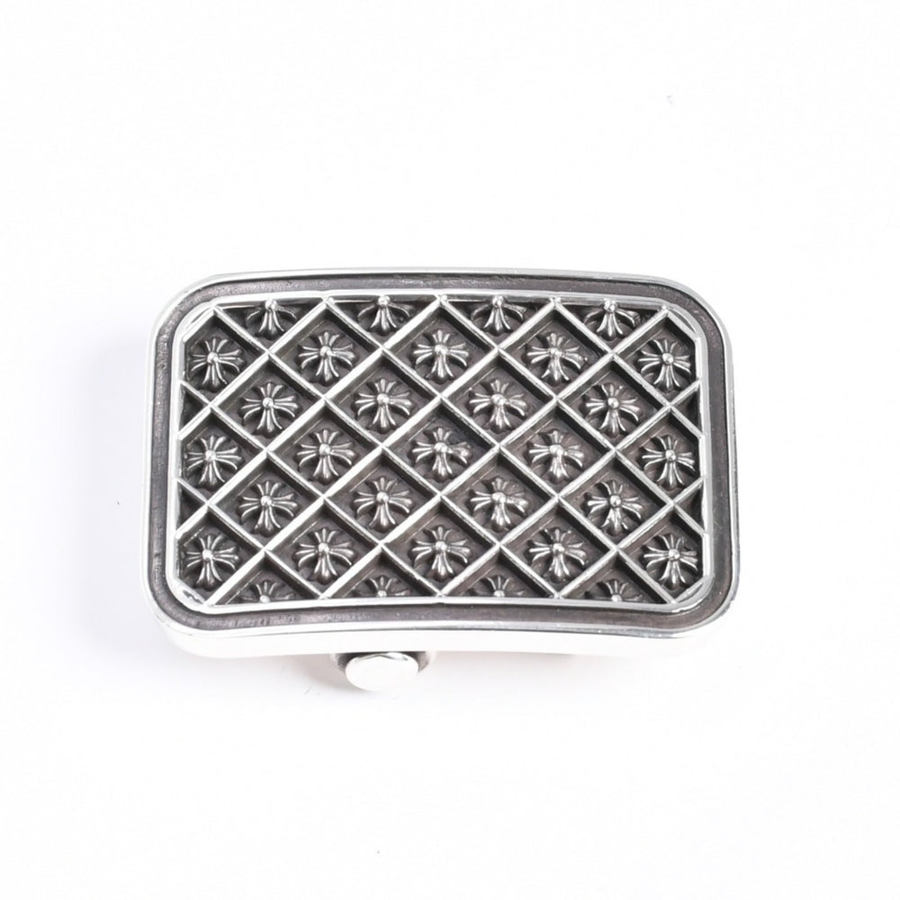 極美品 CHROME HEARTS クロムハーツ 1.0 BKCL MATH PLUS 1.0 マス プラス バックル 重量約91.25g シルバー925 中古 4a008211