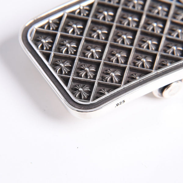 極美品 CHROME HEARTS クロムハーツ 1.0 BKCL MATH PLUS 1.0 マス プラス バックル 重量約91.25g シルバー925 中古 4a008211