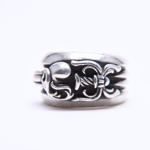 CHROME HEARTS クロムハーツ DAGGER HEART ダガーハート リング 指輪 重量約38.86g サイズ24号 925刻印 シルバー925 美品 中古 4a007981