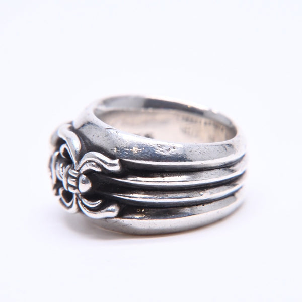 CHROME HEARTS クロムハーツ DAGGER HEART ダガーハート リング 指輪 重量約38.86g サイズ24号 925刻印 シルバー925 美品 中古 4a007981