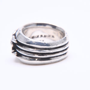 CHROME HEARTS クロムハーツ DAGGER HEART ダガーハート リング 指輪 重量約38.86g サイズ24号 925刻印 シルバー925 美品 中古 4a007981