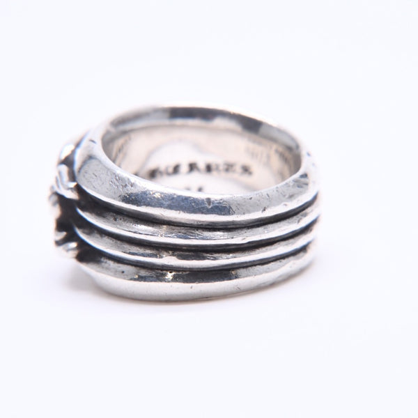 CHROME HEARTS クロムハーツ DAGGER HEART ダガーハート リング 指輪 重量約38.86g サイズ24号 925刻印 シルバー925 美品 中古 4a007981