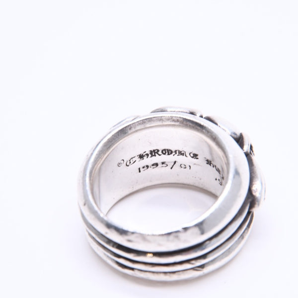 CHROME HEARTS クロムハーツ DAGGER HEART ダガーハート リング 指輪 重量約38.86g サイズ24号 925刻印 シルバー925 美品 中古 4a007981