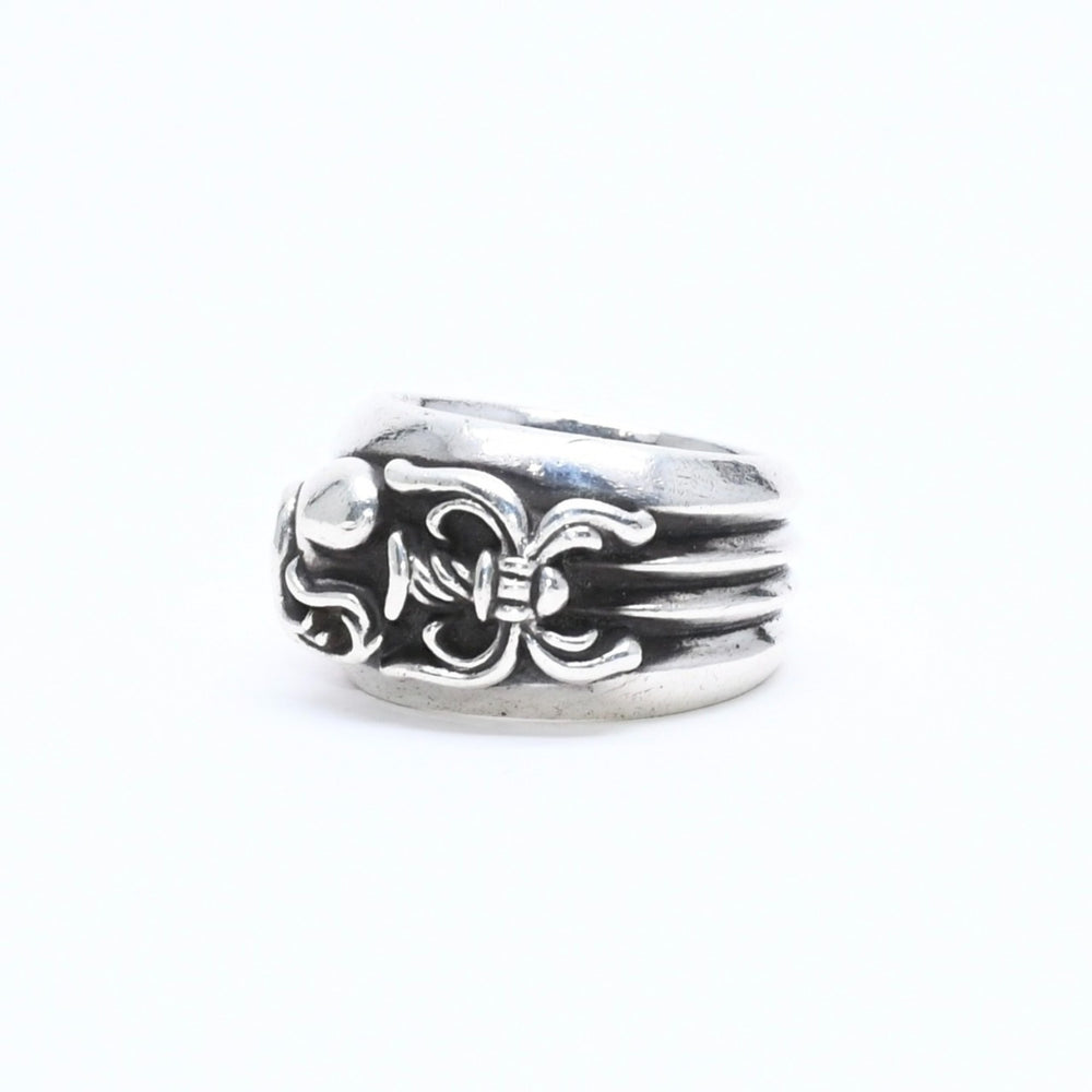 CHROME HEARTS クロムハーツ DAGGER HEART ダガーハート リング 指輪 重量約38.86g サイズ24号 925刻印 シルバー925 美品 中古 4a007981