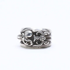 CHROME HEARTS クロムハーツ DAGGER HEART ダガーハート リング 指輪 重量約31.14g サイズ25号 925刻印 シルバー925 美品 中古 4a007980