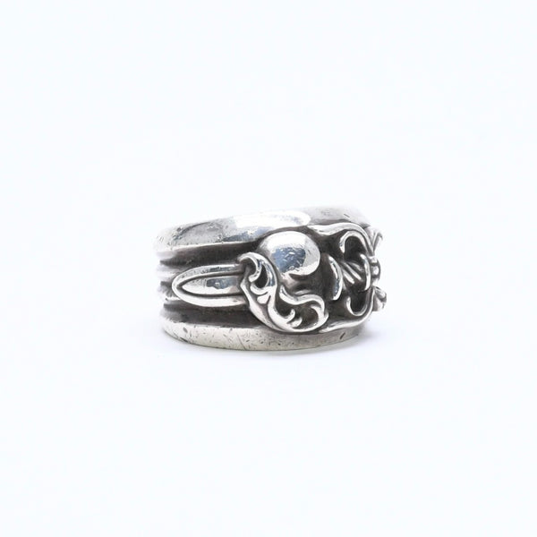 CHROME HEARTS クロムハーツ DAGGER HEART ダガーハート リング 指輪 重量約31.14g サイズ25号 925刻印 シルバー925 美品 中古 4a007980