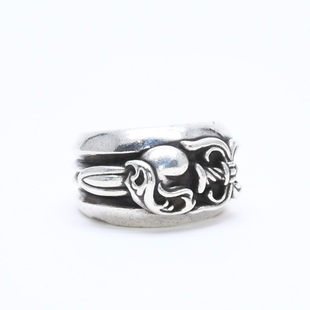 CHROME HEARTS クロムハーツ DAGGER HEART ダガーハート リング 指輪 重量約38.86g サイズ24号 925刻印 シルバー925 美品 中古 4a007981
