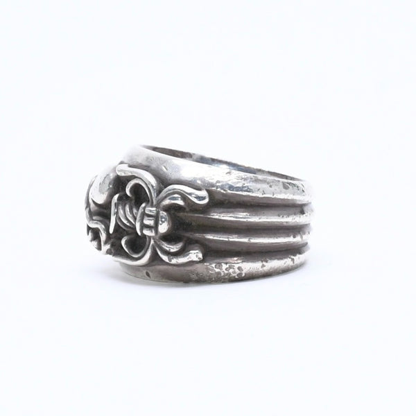 CHROME HEARTS クロムハーツ DAGGER HEART ダガーハート リング 指輪 重量約31.14g サイズ25号 925刻印 シルバー925 美品 中古 4a007980