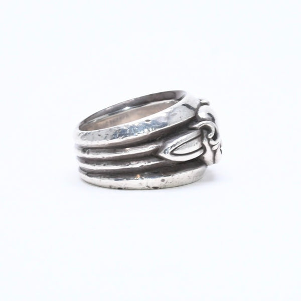 CHROME HEARTS クロムハーツ DAGGER HEART ダガーハート リング 指輪 重量約31.14g サイズ25号 925刻印 シルバー925 美品 中古 4a007980
