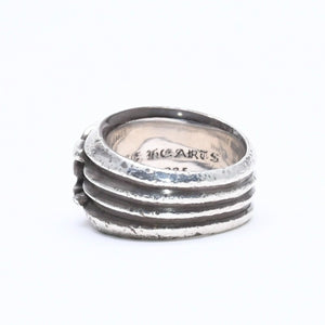 CHROME HEARTS クロムハーツ DAGGER HEART ダガーハート リング 指輪 重量約31.14g サイズ25号 925刻印 シルバー925 美品 中古 4a007980