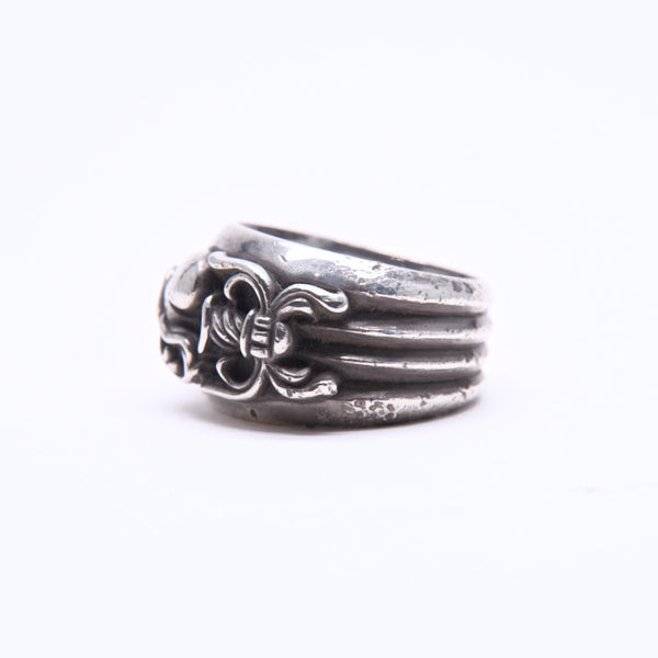 CHROME HEARTS クロムハーツ DAGGER HEART ダガーハート リング 指輪 重量約31.14g サイズ25号 925刻印 シルバー925 美品 中古 4a007980