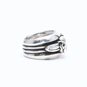 CHROME HEARTS クロムハーツ DAGGER HEART ダガーハート リング 指輪 重量約38.86g サイズ24号 925刻印 シルバー925 美品 中古 4a007981