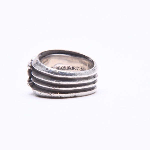 CHROME HEARTS クロムハーツ DAGGER HEART ダガーハート リング 指輪 重量約31.14g サイズ25号 925刻印 シルバー925 美品 中古 4a007980