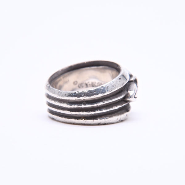 CHROME HEARTS クロムハーツ DAGGER HEART ダガーハート リング 指輪 重量約31.14g サイズ25号 925刻印 シルバー925 美品 中古 4a007980
