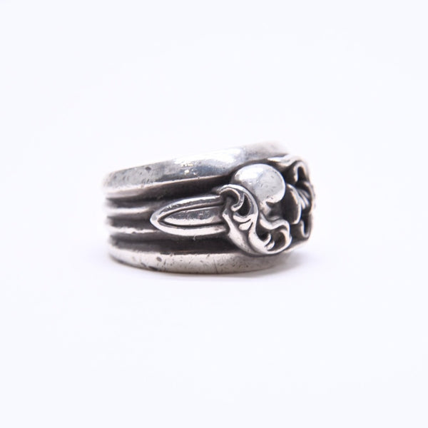 CHROME HEARTS クロムハーツ DAGGER HEART ダガーハート リング 指輪 重量約31.14g サイズ25号 925刻印 シルバー925 美品 中古 4a007980