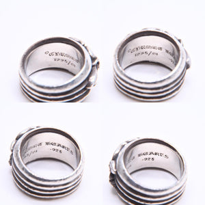 CHROME HEARTS クロムハーツ DAGGER HEART ダガーハート リング 指輪 重量約31.14g サイズ25号 925刻印 シルバー925 美品 中古 4a007980