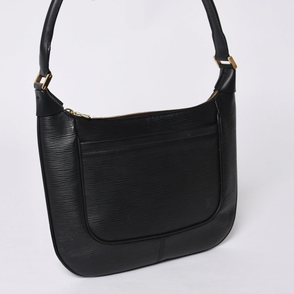 Very good condition LOUIS VUITTON Mazzie one shoulder bag handbag M58972 Epi black used 4a000810