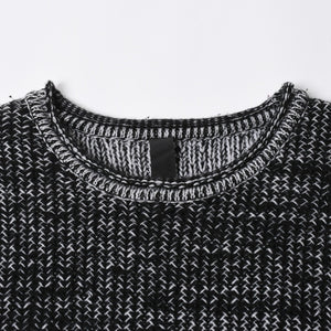 極美品 CHROME HEARTS クロムハーツ Y NOT 袖スターパッチ カシミヤ ニット セーター グレー ブラック サイズM 中古 4a008257