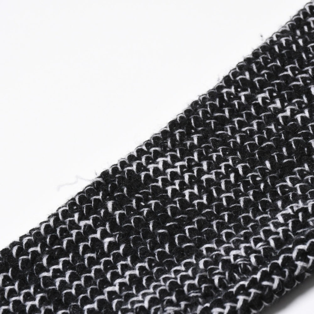 極美品 CHROME HEARTS クロムハーツ Y NOT 袖スターパッチ カシミヤ ニット セーター グレー ブラック サイズM 中古 4a008257