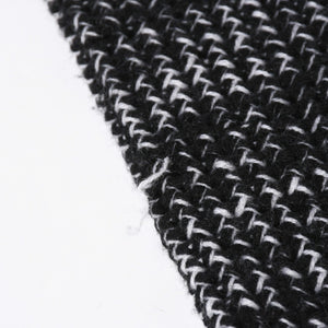 極美品 CHROME HEARTS クロムハーツ Y NOT 袖スターパッチ カシミヤ ニット セーター グレー ブラック サイズM 中古 4a008257
