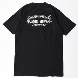 Very good condition CHROME HEARTS × A BATHING APE Short sleeve T-shirt Size S Black Used 4a007952