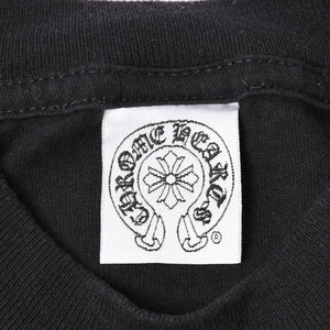 Very good condition CHROME HEARTS × A BATHING APE Short sleeve T-shirt Size S Black Used 4a007952