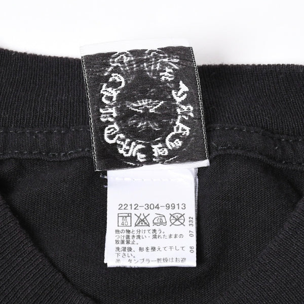 Very good condition CHROME HEARTS × A BATHING APE Short sleeve T-shirt Size S Black Used 4a007952