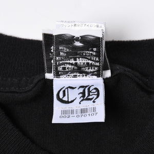 Very good condition CHROME HEARTS × A BATHING APE Short sleeve T-shirt Size S Black Used 4a007952