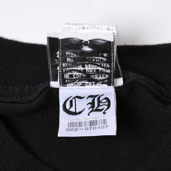 Very good condition CHROME HEARTS × A BATHING APE Short sleeve T-shirt Size S Black Used 4a007952