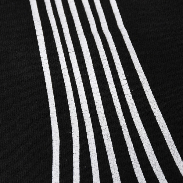 極美品 CHROME HEARTS クロムハーツ オールド 半袖Tシャツ サイズS フローラルクロス ホースシュー ブラック 中古 4a007948