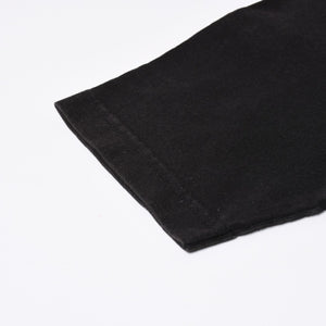 極美品 CHROME HEARTS クロムハーツ オールド 半袖Tシャツ サイズS フローラルクロス ホースシュー ブラック 中古 4a007948