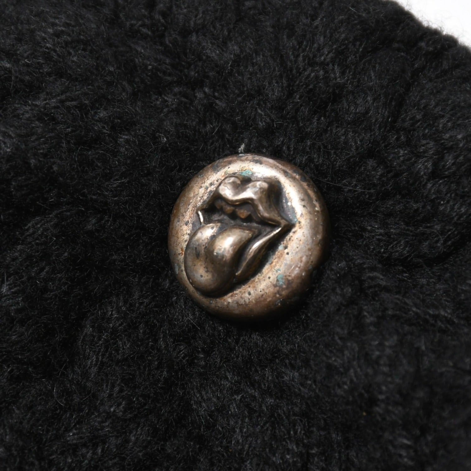 極美品 CHROME HEARTS クロムハーツ ローリングストーンズ カシミヤ