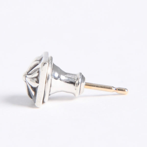 新品未使用 CHROME HEARTS クロムハーツ STUD PYRAMID PLS ピラミッド スタッドピアス 重量約0.93g 片耳用 シルバー925 中古 4a007947