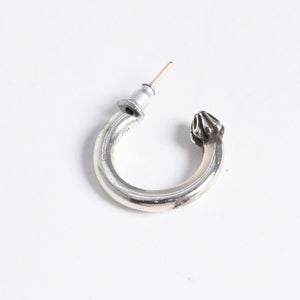 新品同様 CHROME HEARTS クロムハーツ HOOP PLAIN プレーン フープピアス 重量約3.45g 1995/.925刻印 片耳用 シルバー925 中古 4a007955
