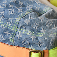 画像をギャラリービューアに読み込む, 極美品 LOUIS VUITTON ルイヴィトン デニム サンライズ ショルダーバッグ ブルーグラデーション デニムキャンバス M93189 中古 4a000848
