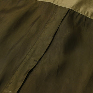 Yohji Yamamoto ヨウジヤマモト 長袖シャツ シャツ オリーブグリーン カーキ グリーン 緑 H0-B04-801 美品 中古 4a008168